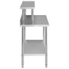 Piano di lavoro per cucina con ripiano superiore 120×60×120 Anteprima dell’immagine prodotto 3