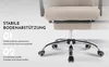 Manažerská židle béžováPolyuretankůže, ergonomická, výškově Náhled obrázku produktu 5