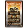 Nostalgic-Art - Blechschild 20 x 30cm - Motorrad-Gesetze Produktbild-Vorschau 1