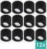 12er Set Oktaplex Aufbaustrahler Alu flach & schwenkbar Produktbild-Vorschau 1