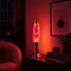 LED Lavalampe - inkl. LED - Glas/Metall - Chrome - 36cm, Produktbild-Vorschau 1