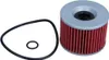 A product shot of a Hiflofiltro oil filter and two rubber gaskets on a white background. Voir les images du produit