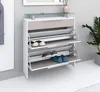Hängeschuhschrank "Oliva2", weiß-cappuccino Produktbild-Vorschau 4