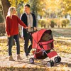 PawHut Hundewagen Hundebuggy Pet Stroller Hunde Buggy mit 4 Produktbild-Vorschau 2