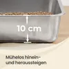 FEANDREA Katzenklo Edelstahl, Katzentoilette mit Schaufel, Produktbild-Vorschau 7
