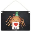 Mr. & Mrs. Panda holzbild Spinne Agathe Brief DIN A5 - Produktbild-Vorschau 1