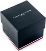 A dark blue Tommy Hilfiger watch box with the brand logo and text on the lid. Náhľad obrázku produktu