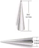 20 Stück Edelstahl Cannoli Form Röhren - Kegel Konische Produktbild-Vorschau 3
