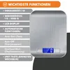 KRUMAD Digitale Küchenwaage 1 g–5 kg – Präzise Grammwaage Produktbild-Vorschau 3