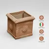 Teramico Bac à plantes « Cubo Rosone » Terre cuite Voir les images du produit 5