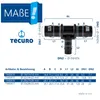tecuro Schlauchverbinder T-Stück Ø 28 x Ø 21 x Ø 28 mm, mit Produktbild-Vorschau 3