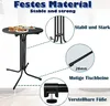 NAIZY Stehtisch Klappbar Stehtische Bistrotisch Ø 80cm Rund Produktbild-Vorschau 4