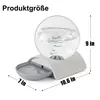 Katzentrinknapf,transparenter Haustier-Wasserbrunnen,2,8l Produktbild-Vorschau 2
