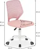 Schreibtischstuhl JADE höhenverstellbar, Pink – Produktbild-Vorschau 7