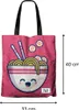 Fashion Strand-Einkaufstasche Oh My Pop! Rosa Yaki 33x40x7 Produktbild-Vorschau 4