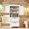 Flieks Küchenschrank mit 2 Schubladen, verstellbaren Produktbild-Vorschau 8
