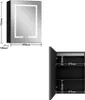 LED Spiegelschrank 60x70 cm mit Rasier-Steckdose Drei Produktbild-Vorschau 7