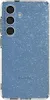 A clear, close-up shot of a phone case with a glittery blue finish. Produktbild-Vorschau
