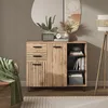 Komoda Vicco Amber Brązowy 38 x 100 cm z 2 szufladami i 2 Podgląd zdjęcia produktu 4