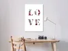 Italienischer Leinwand Leinwandbild - Love in Flowers (1 Produktbild-Vorschau 2