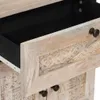 vidaXL Nachttisch Weiß 50 x 33 x 60 cm Holzwerkstoff Produktbild-Vorschau 6