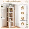 Obrotowa półka na książki, składana półka narożna, Podgląd zdjęcia produktu 4