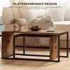 Lot de 2 tables d'appoint HOMCOM, tables basses, Voir les images du produit 7