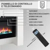 BALDERIA Herkules (weiss) | Elektro-Standkamin Anteprima dell’immagine prodotto 5