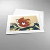 Poster - Poster ohne Rahmen - Reiher Sonne Meer - 40x30 cm Produktbild-Vorschau 3