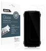 A product package for screen protectors and a smartphone with screen protectors applied. Podgląd zdjęcia produktu