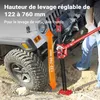 Wiltec Cric Farm Jack, Charge max. 3000 kg, Acier et Fer de Voir les images du produit 5