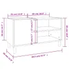 Plattenschrank Schwarz 84,5x38x48 cm Holzwerkstoff Produktbild-Vorschau 9