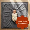 CASABEL Baby Speelmat van Grijs Fluweel 150×180 cm, Dik en Productafbeelding-voorbeeld 9