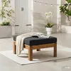 home24 Loungehocker - Webstoff / Akazie Massiv Produktbild-Vorschau 1