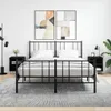 vidaXL Nočné stolíky 2 ks čierne 40x30x50 cm Drevo Materiál Náhľad obrázku produktu 1