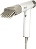 A white Shark brand hair dryer with a comb attachment is shown against a white background. Voir les images du produit