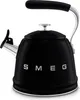 2,3-liter-wasserkocher mit schwarzer pfeife Smeg WKF01BL Produktbild-Vorschau 1