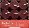 BOLSIUS Leuchterkerzen "Rustik" 9er Karton Samtrot – 9er Produktbild-Vorschau 5