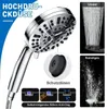 Duschkopf, Handbrause, Hochdruck Brausekopf, Wassersparend Produktbild-Vorschau 2