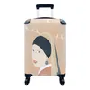 MuchoWow® Koffer Handgepäck Trolley Rollkoffer Kleine Produktbild-Vorschau 1