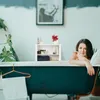Armoire de salle de bain blanche LAMELL de Relaxdays, Voir les images du produit 5