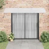 vidaXL Dveřní stříška šedá 300x75 cm polykarbonátová Náhled obrázku produktu 3