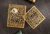 Table basse artisanale ABSTRACT 50cm set de 2 pièces or au Voir les images du produit 4