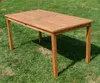 TEAK XL Holztisch 150x80cm Gartentisch Garten Tisch Holz Produktbild-Vorschau 4