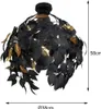 Suspension LEAVY noir et or, 1xE27x28W, métal, dimensions : Voir les images du produit 4