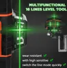 profi 4D 16 Lines Laser Level Grünes 360º Rotary Produktbild-Vorschau 2