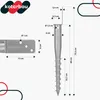 KOTARBAU® 4 Stk. L Pfostenträger zum Einschrauben L 735mm Produktbild-Vorschau 7
