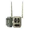 A camouflage-patterned outdoor surveillance camera with two antennas is shown against a white background. Podgląd zdjęcia produktu