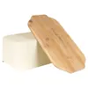 Vilde Boîte à pain avec planche en bois Corbeille à pain Voir les images du produit 9