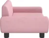 vidaXL Detská pohovka ružová 70x45x33 cm Velvet Náhľad obrázku produktu 4